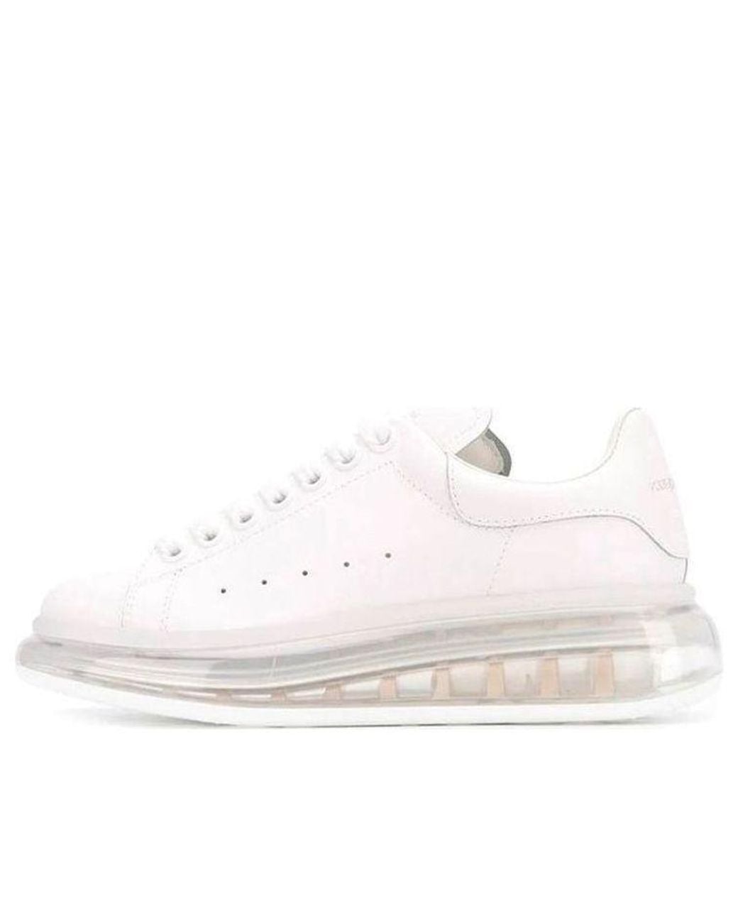 McQueen White (Wmns) Oversized Sneaker Clear Sole'