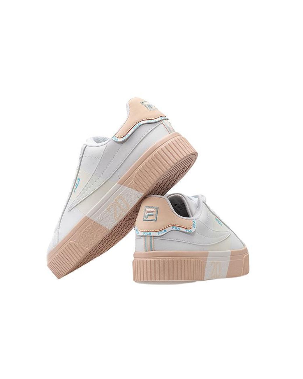 Fila White (Wmns) Fila Court Deluxe Platform Sneakers