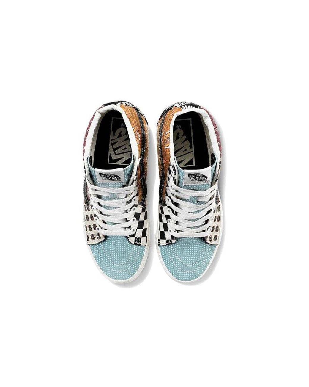 Vans Brown Sk8-Hi 'Tiger Patchwork' for men