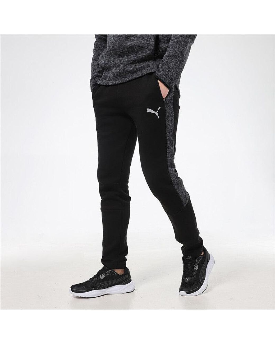 PUMA Black Evostripe Pants for men