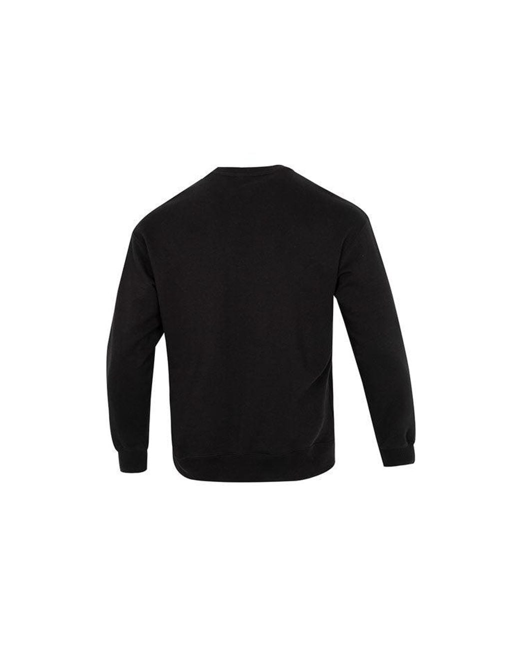 PUMA Black Team Crew Logo Sweatshirt for men