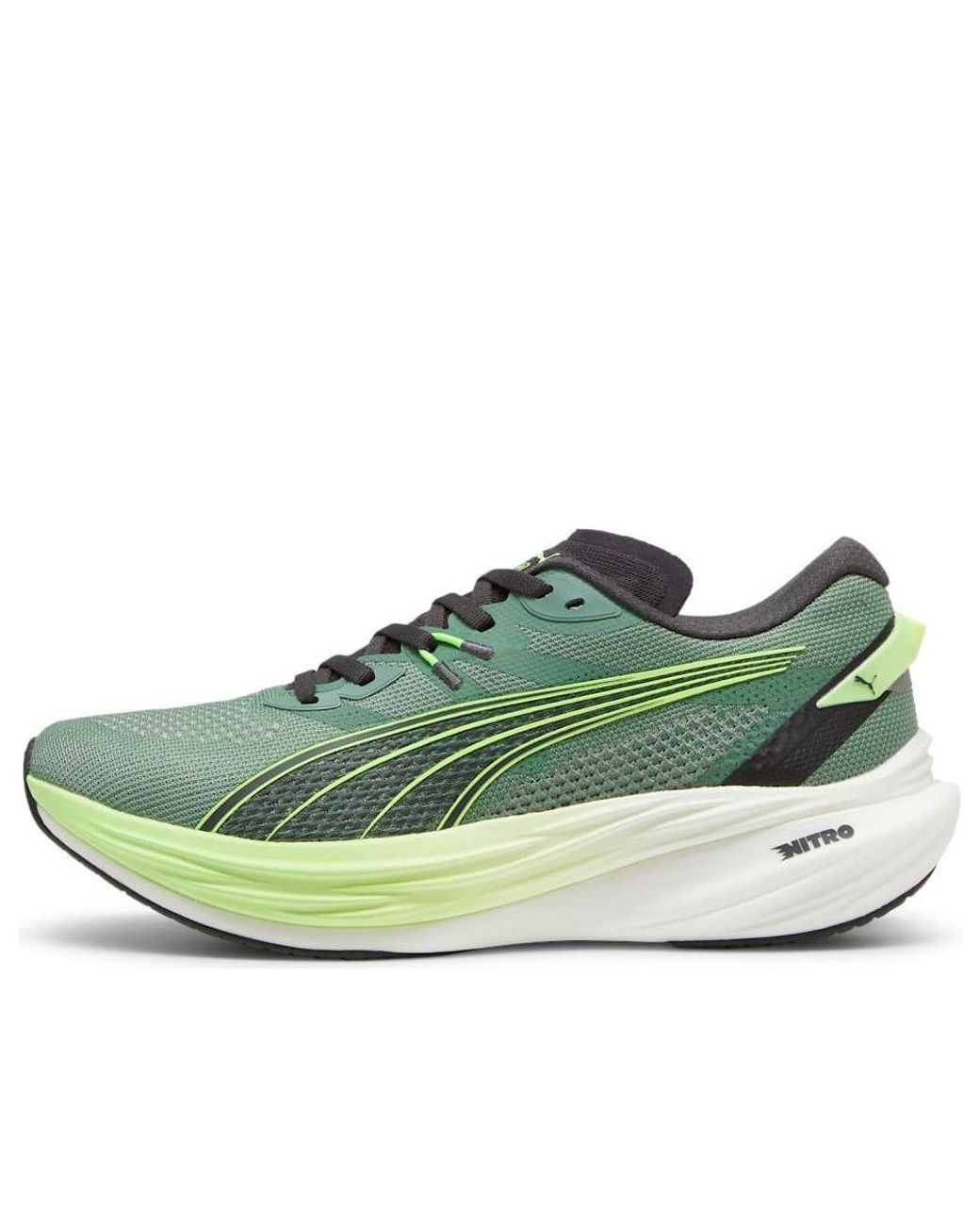 PUMA Green Deviate Nitroâ 3 Road Running Shoes for men