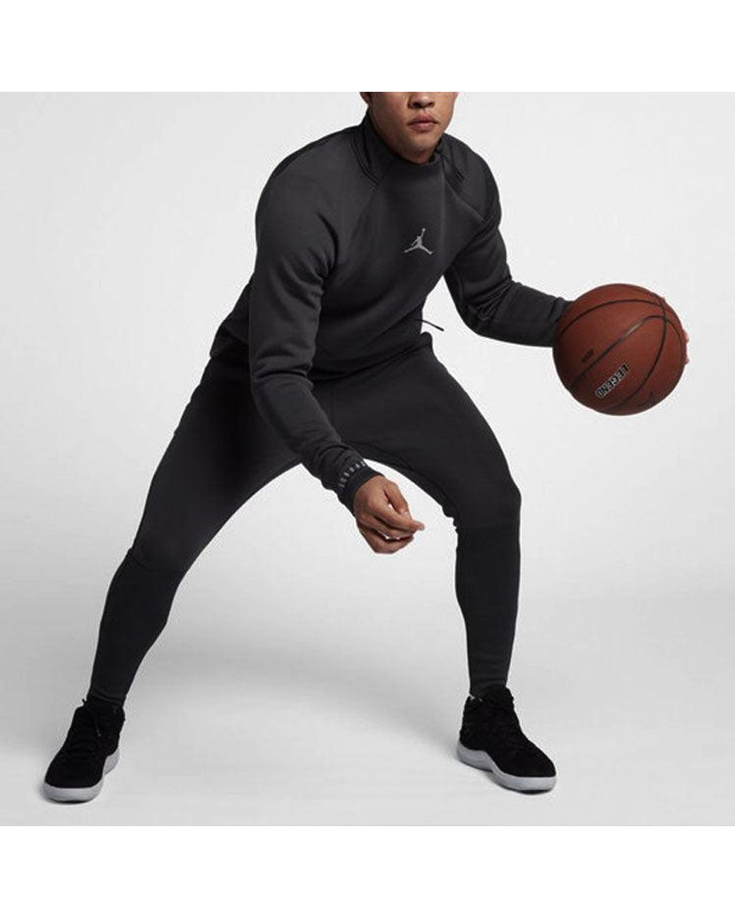 Nike Black 23Engineered Casual Sports Bundle Feet Training Long Pants for men