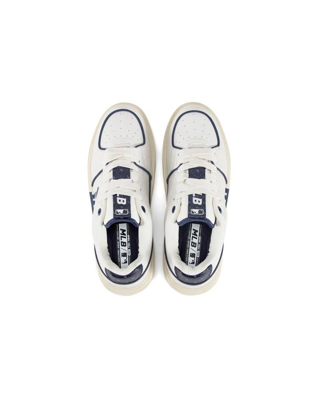 MLB White Chunky Liner Basic Dodgers