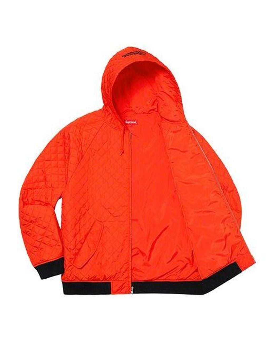 Supreme X Automobill Lamborghini Hooded Work Jacket in Red for Men
