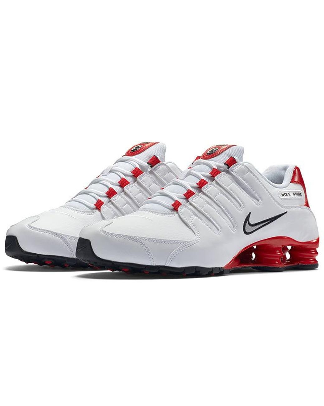 Nike Shox Nz White Red for Men | Lyst