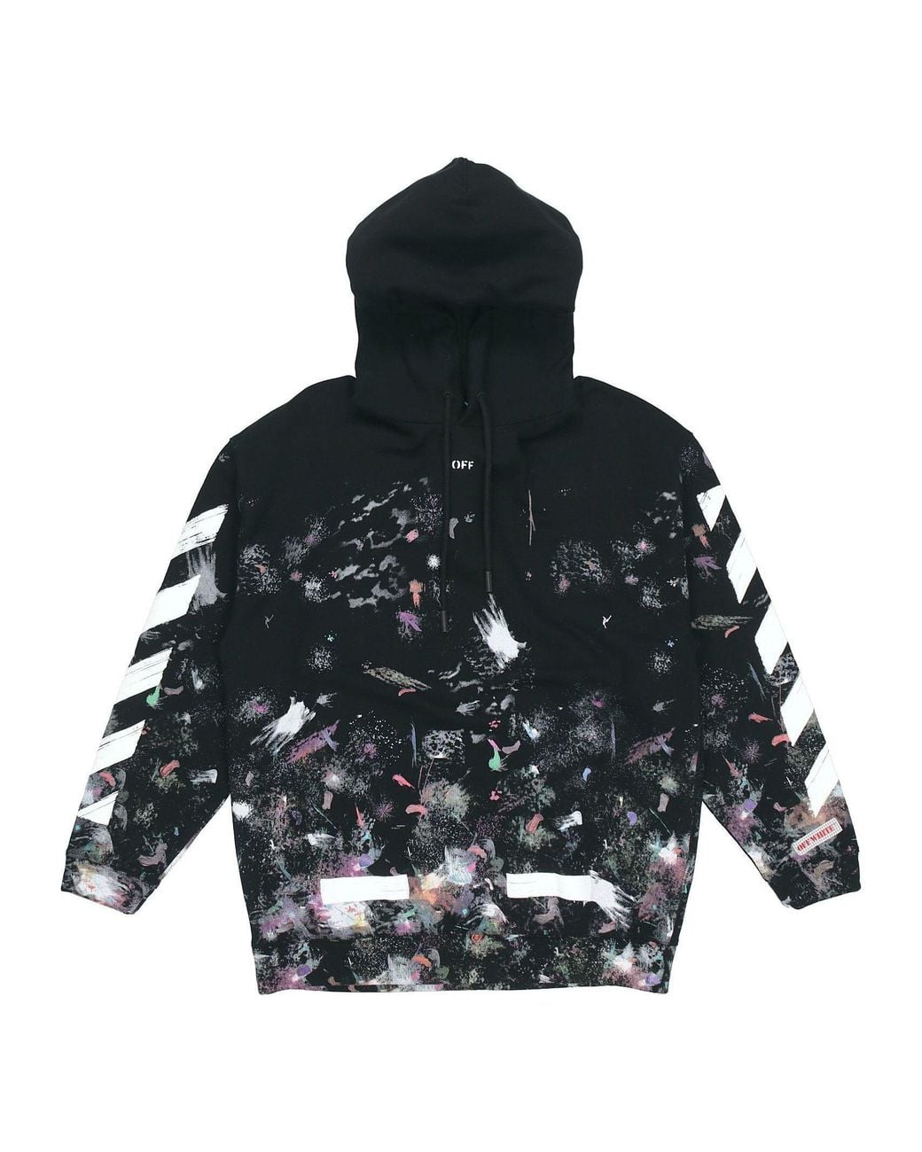 Off-White c/o Virgil Abloh Black Diagonal Stripes Logo Sweater for men