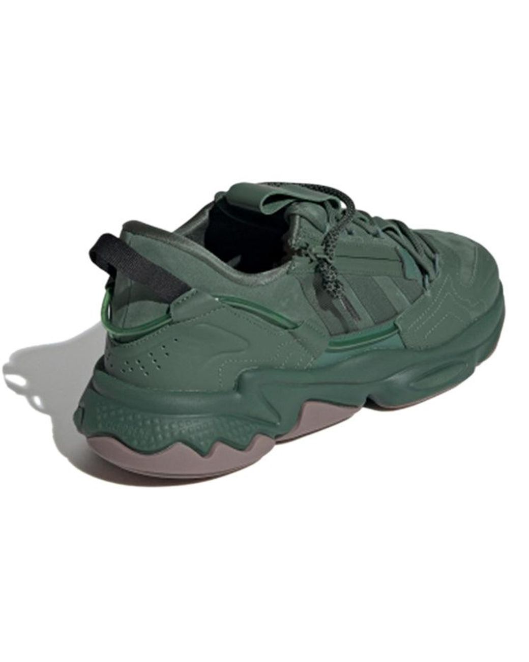 Adidas Green Ozweego Zip Oxide Gum' for men