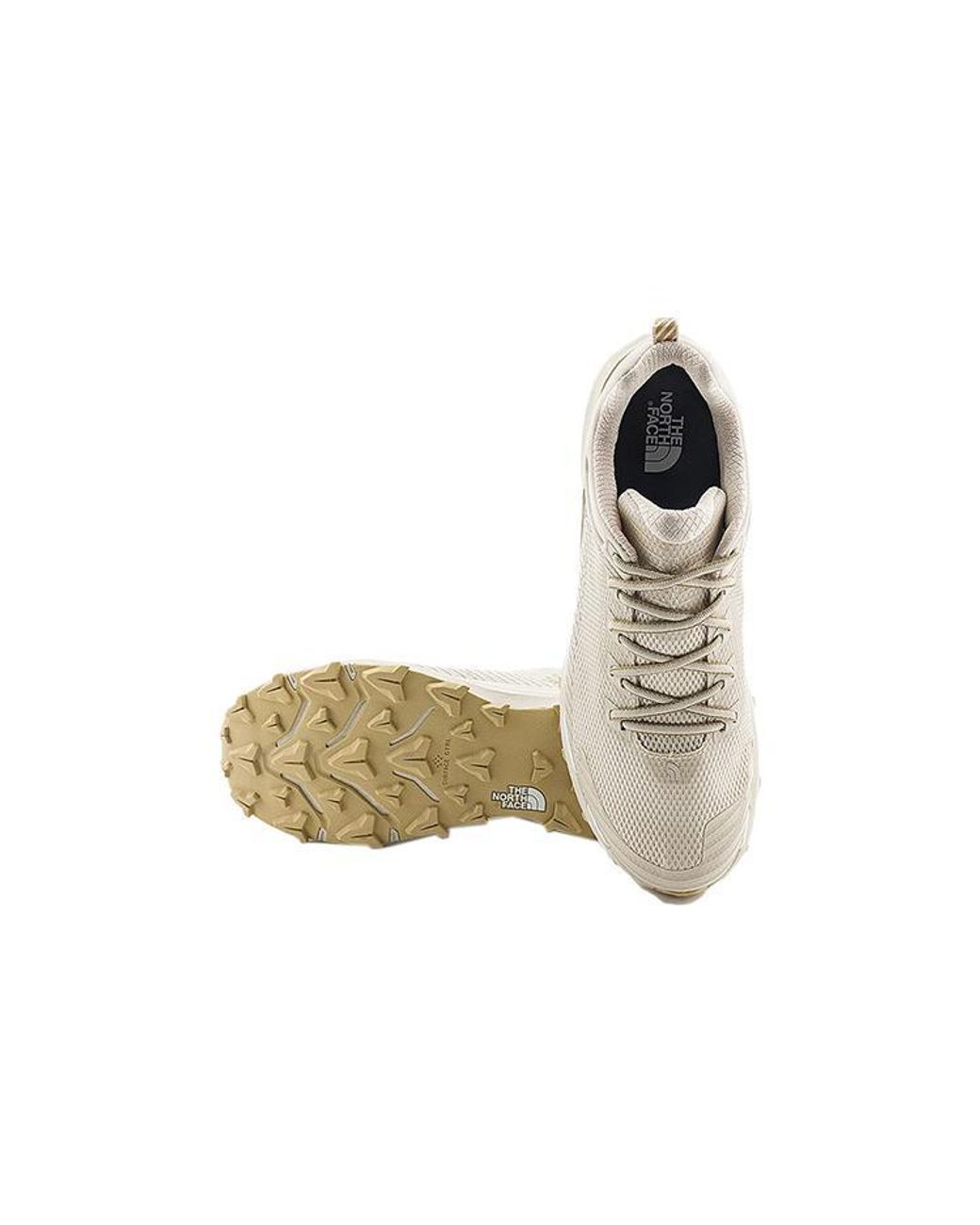 The North Face White Vectiv Fastpack Futurelight Hiking Shoes 'Sandstone' for men