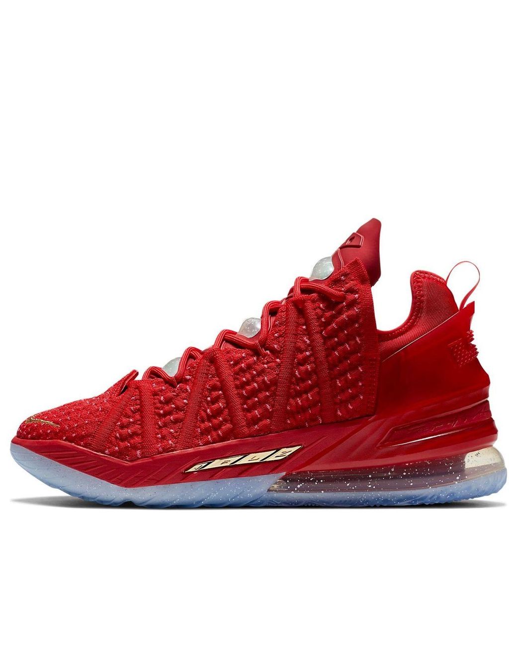Nike Red Lebron 18 'X-Mas for men