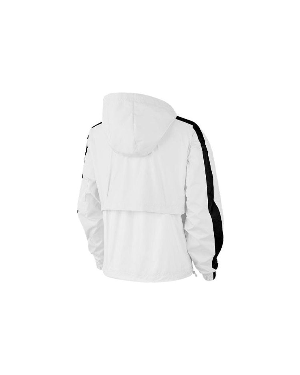 Nike White (Wmns) Sportswear Sun Protection Hooded Jacket