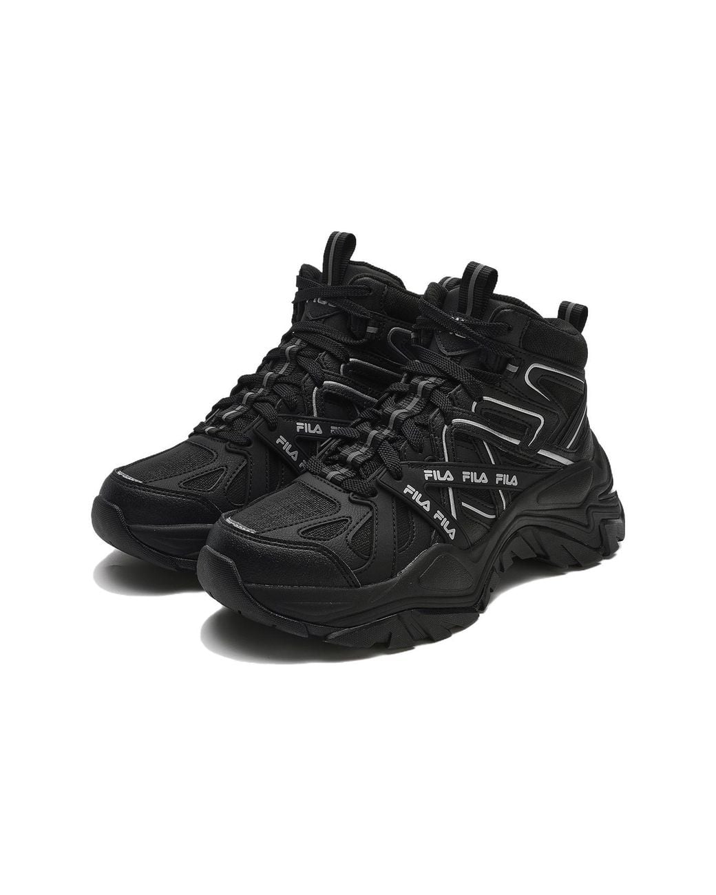 Fila Black (Wmns) Sofia 1S Mid Shoes Velvet'
