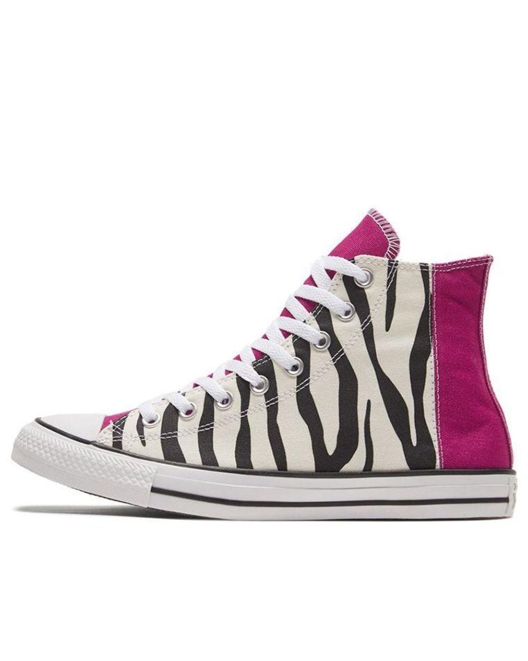 Converse Red Chuck Taylor All Star 'Half Zebra Print' for men