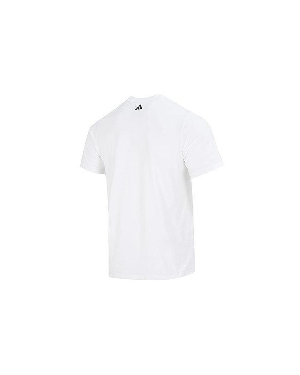 Adidas White Lil' Stripe Basketball Graphic Tee for men