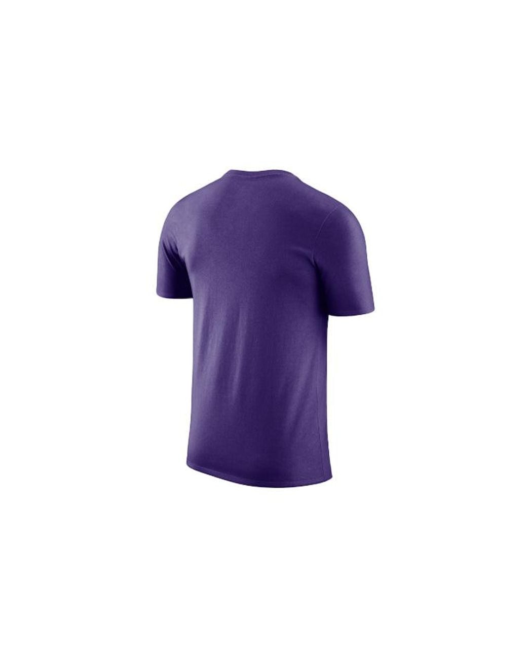 Nike Purple Nba Los Angeles Lakers Lebron James Sports Short Sleeve for men