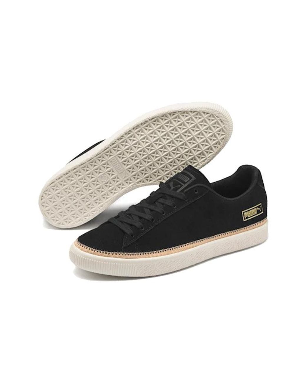 PUMA Black Suede Trim Dlx for men