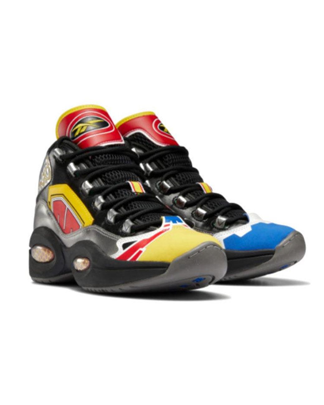 Reebok Red Power Rangers X Question Mid 'Megazord Battle Mode! for men