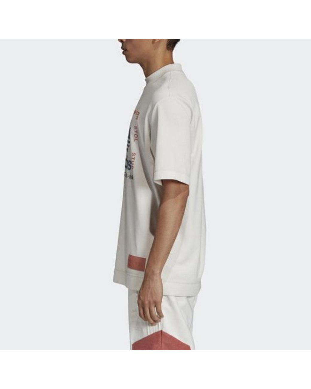 Adidas White Originals Bristol Shirt Short Sleeve for men