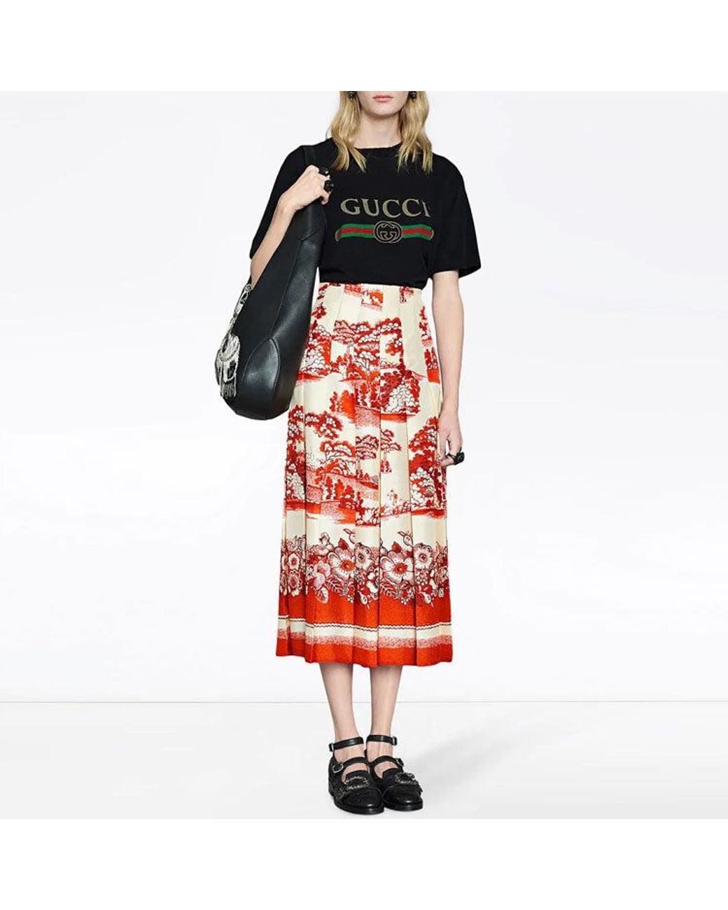Gucci Blue (Wmns) Oversize T-Shirt With Logo
