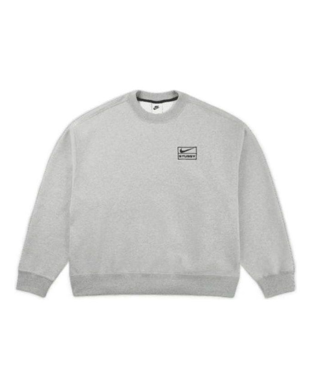 nike-grey-X-Stussy-Fleece-Crew