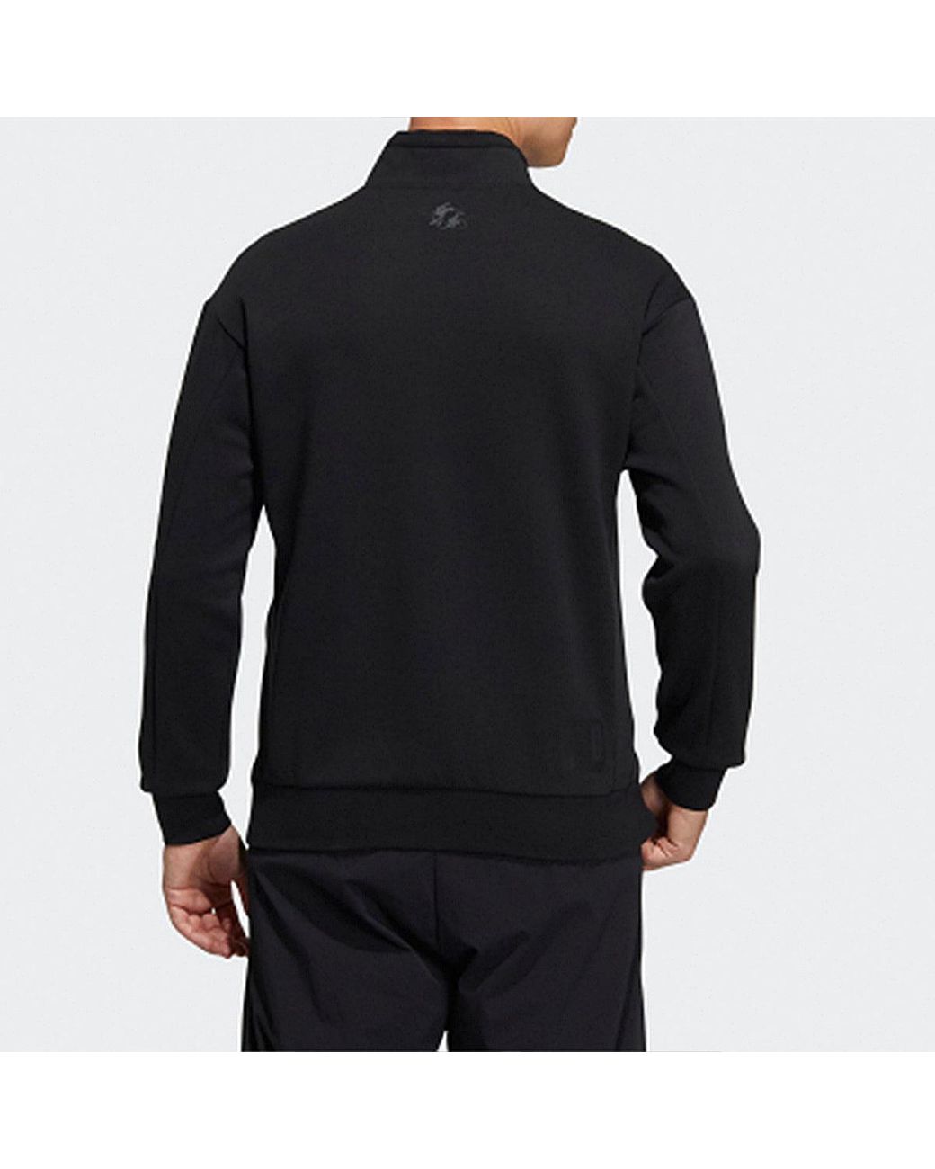 Adidas Blue Wj Tt Swt Casual Sports Stand Collar Jacket for men