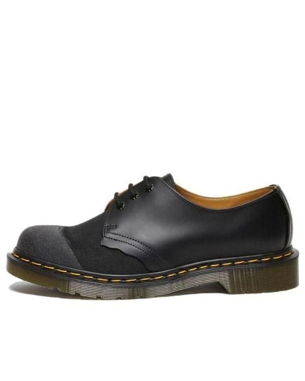Dr. Martens Black 1461 Reverse Tan'