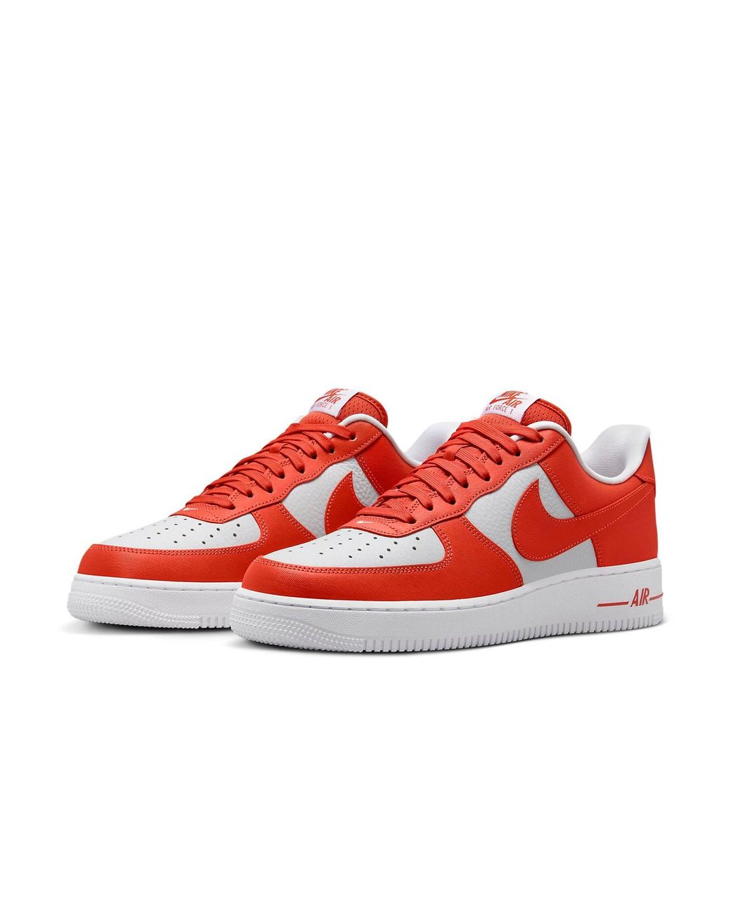 Nike Air Force 1 '07 Shoes in Red for Men | Lyst