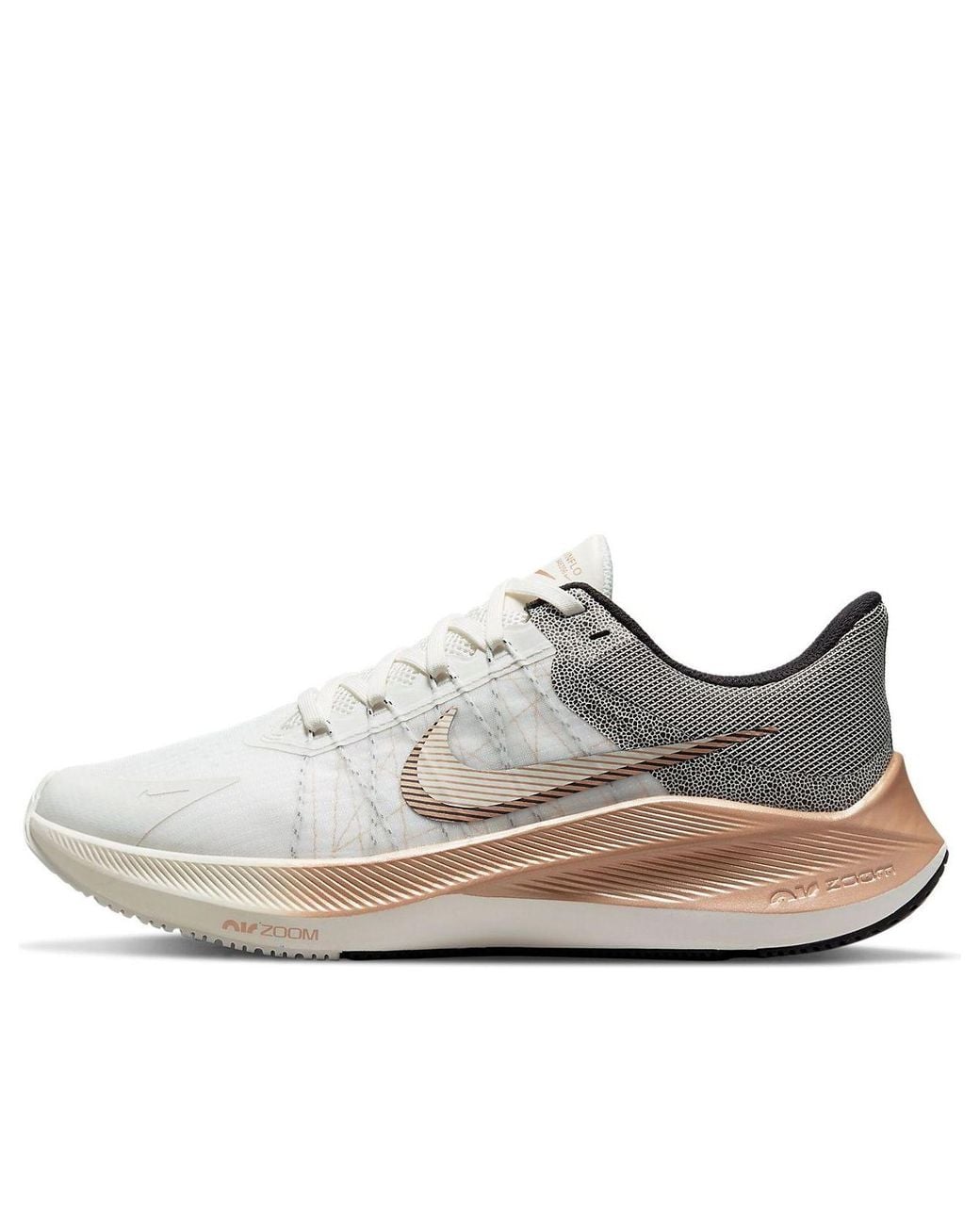 Nike White (Wmns) Air Zoom Winflo 8 Premium 'Sail Metallic Copper Coin'