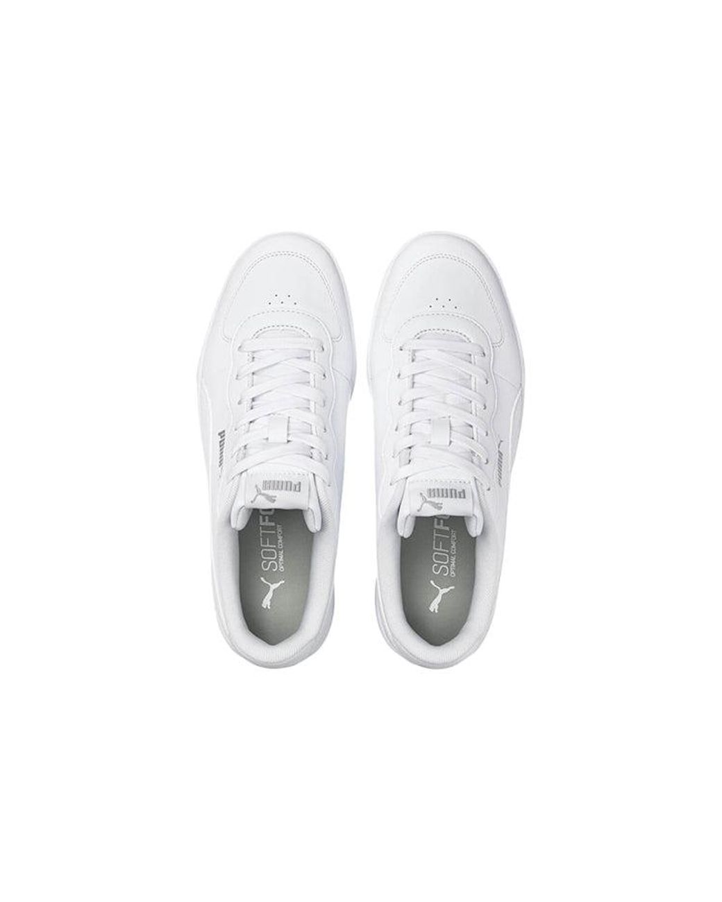 PUMA White Skye Clean Sneakers