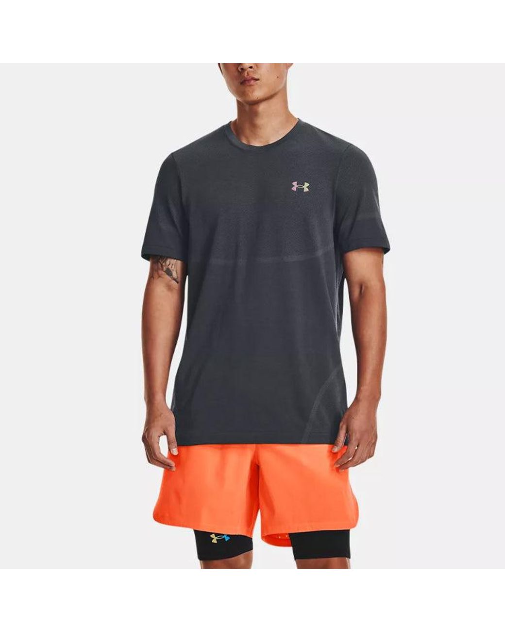 Under Armour Black Vanish Elite Seamless Short Sleeve for men