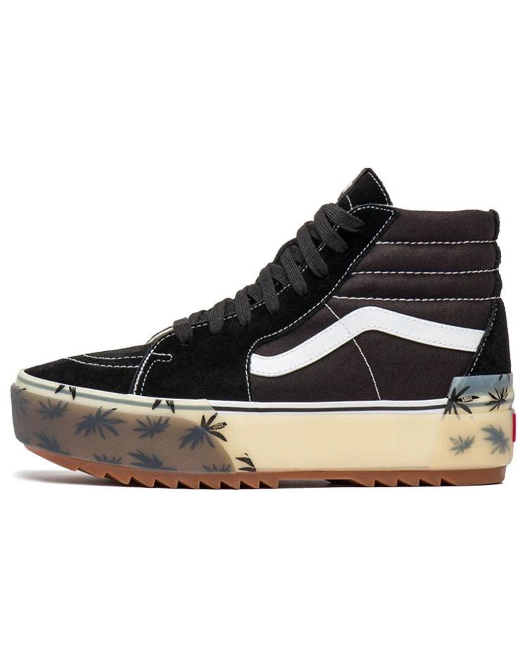 Vans Black Sk8-Hi Stacked Lx 'Palm' for men