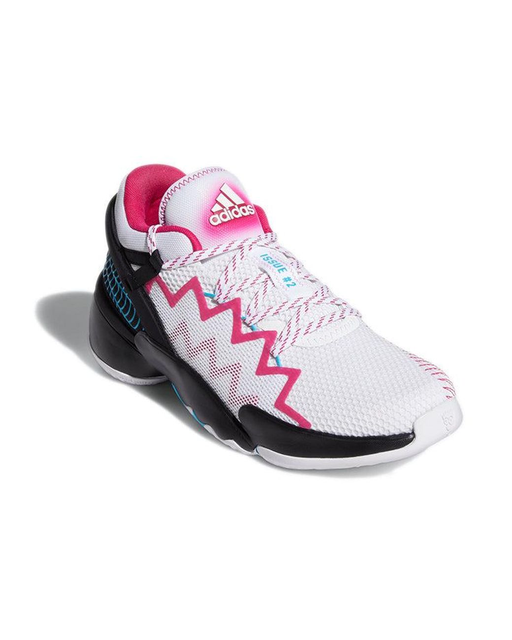 Adidas Blue D.o.n. Issue 2 Gca White/black/red for men