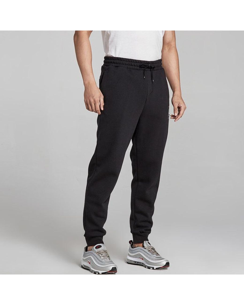Nike Blue Jumpman Fleece Long Pants/Trousers for men