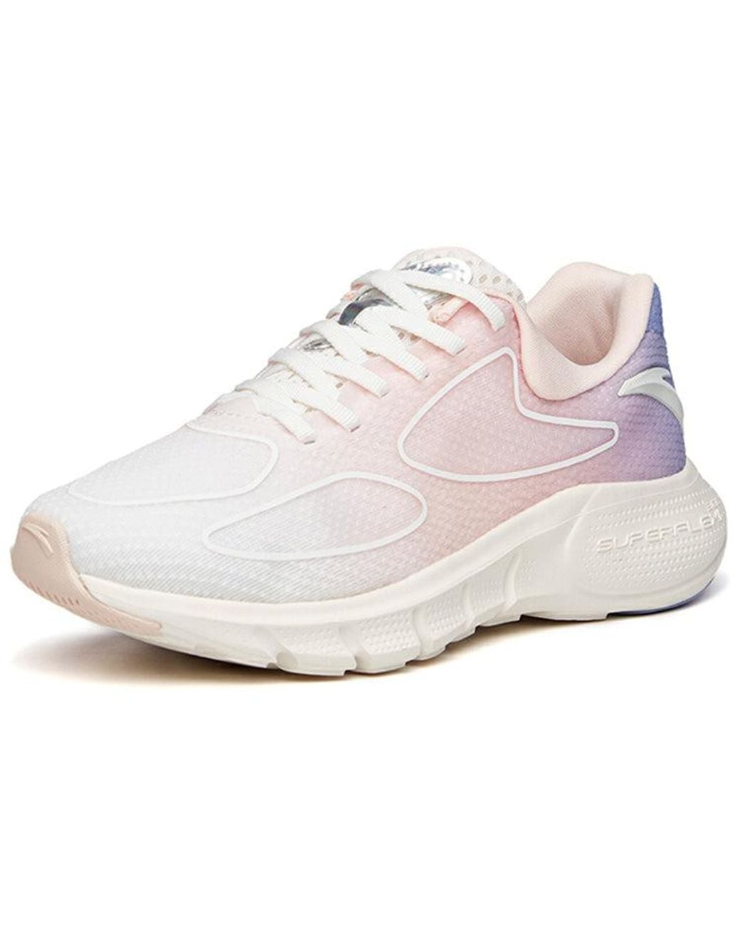 Anta Pink (Wmns) Running Series Low 'Ivory Breathable Mesh'