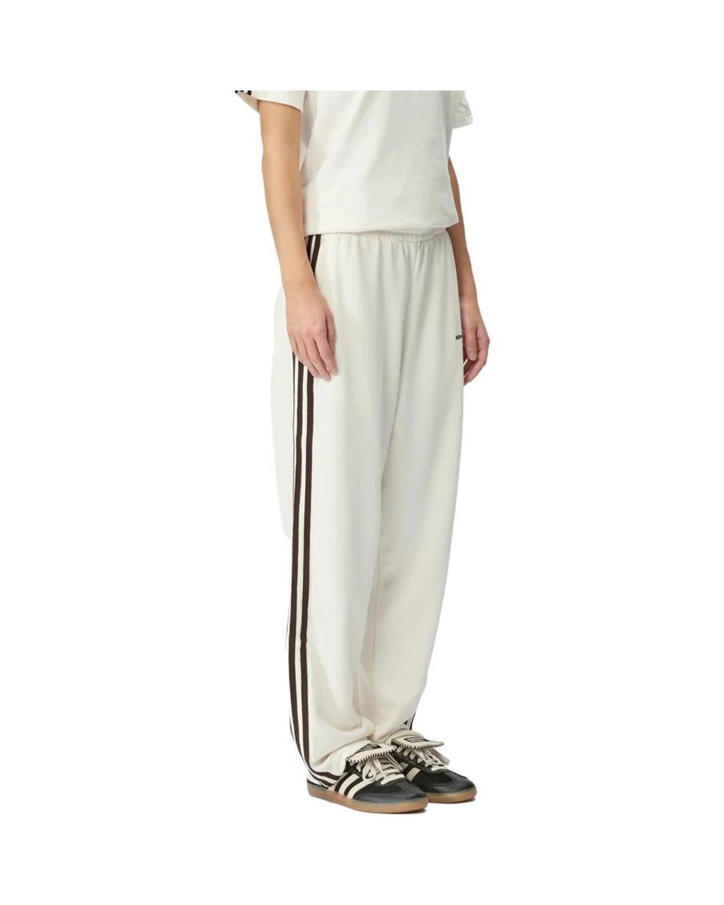 Adidas White X Statement Track Suit Pants 'Chalk' for men