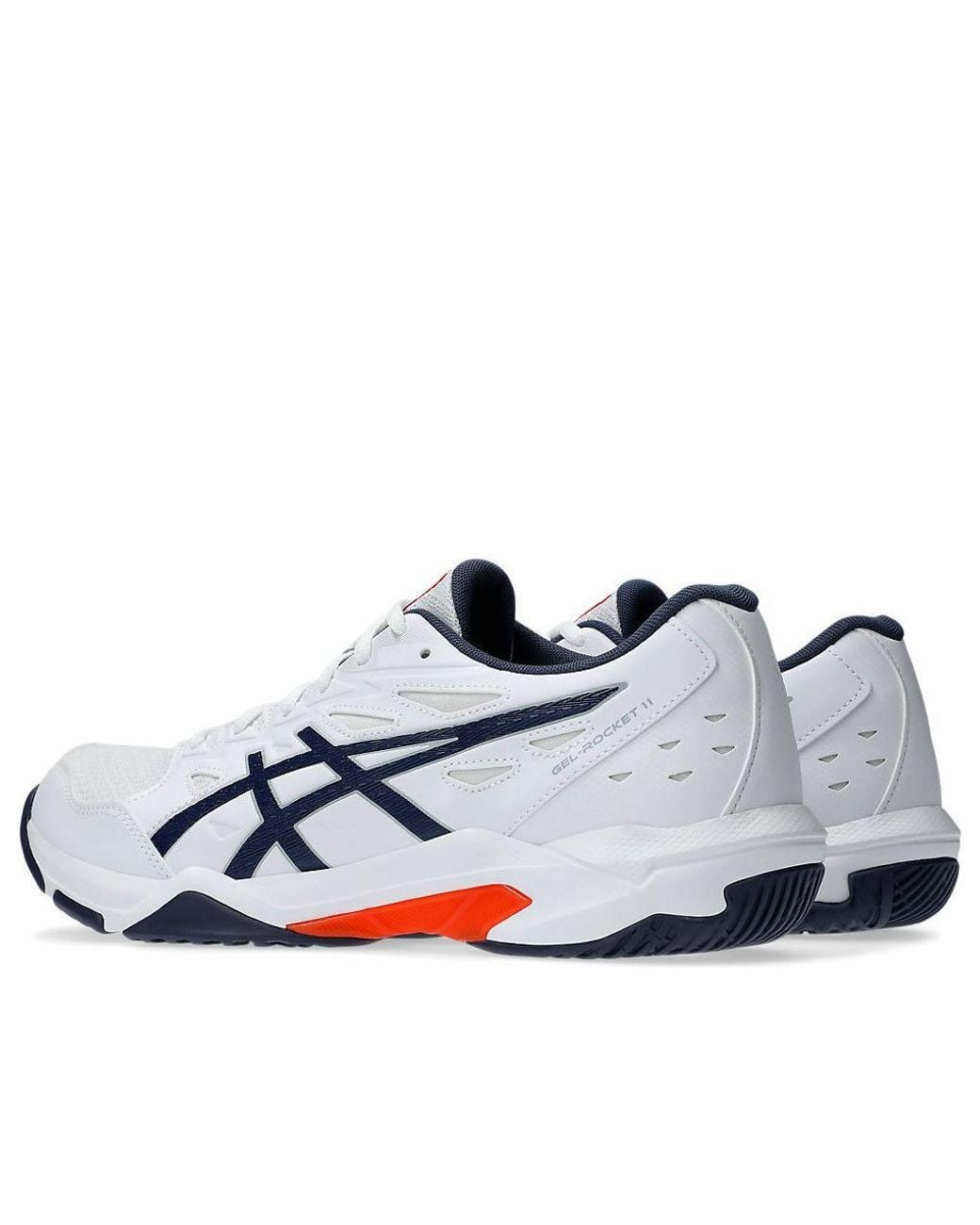 Asics White Gel-Rocket 11 Fog' for men