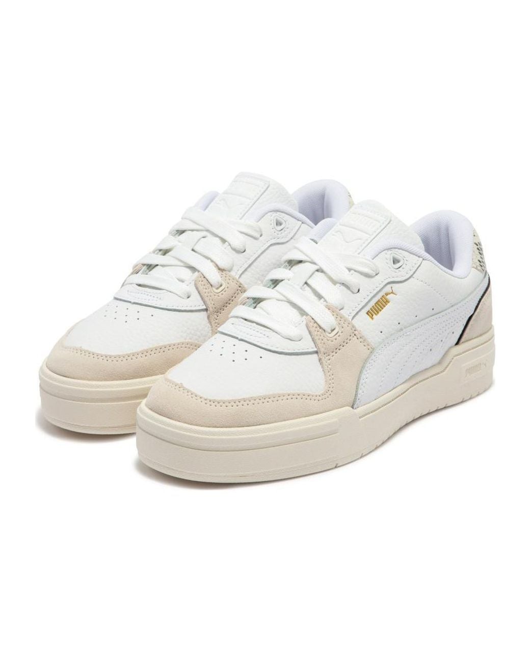 PUMA White Ca Pro Lux Snake Cream' for men