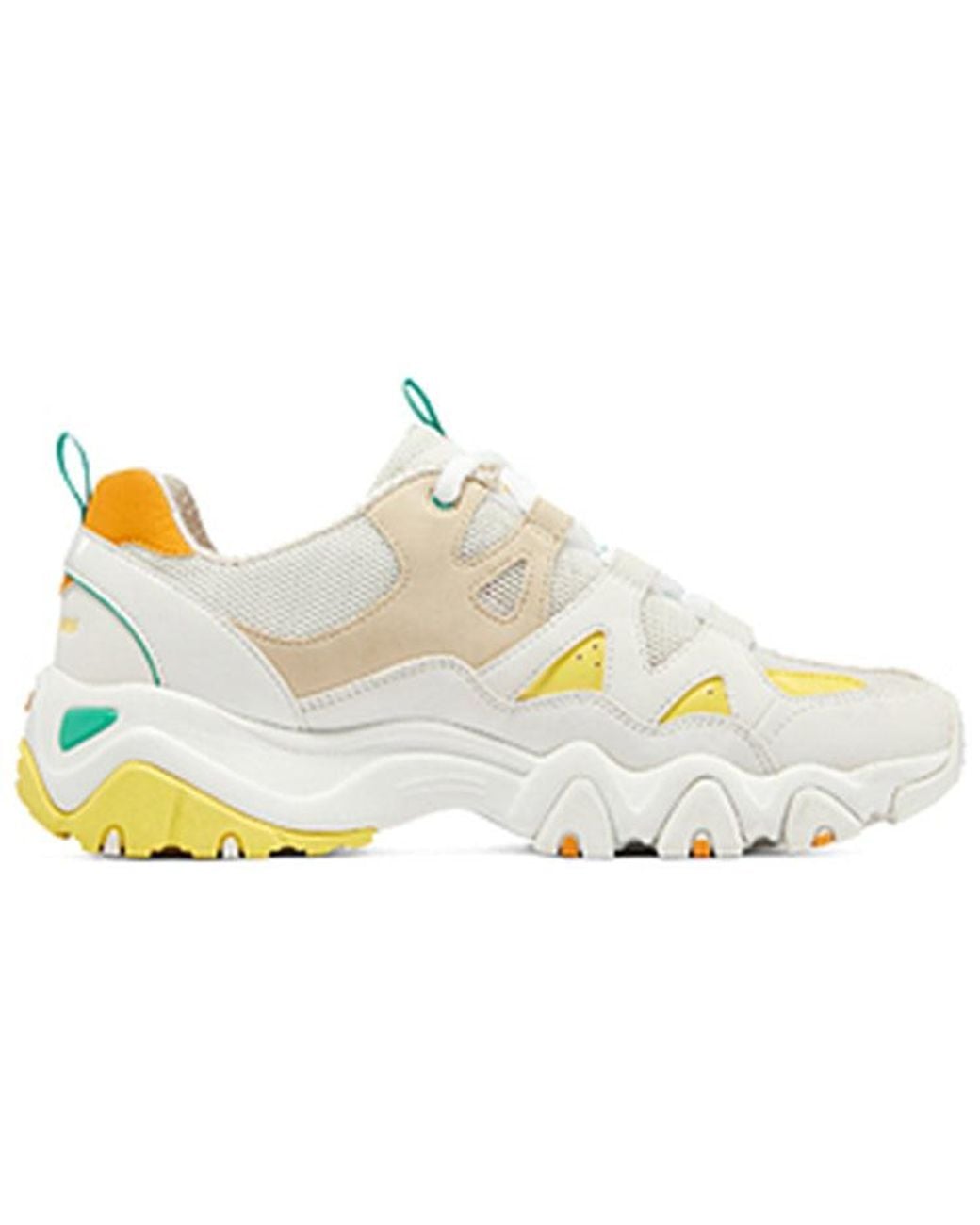 Skechers White (Wmns) D'Lites 2.0