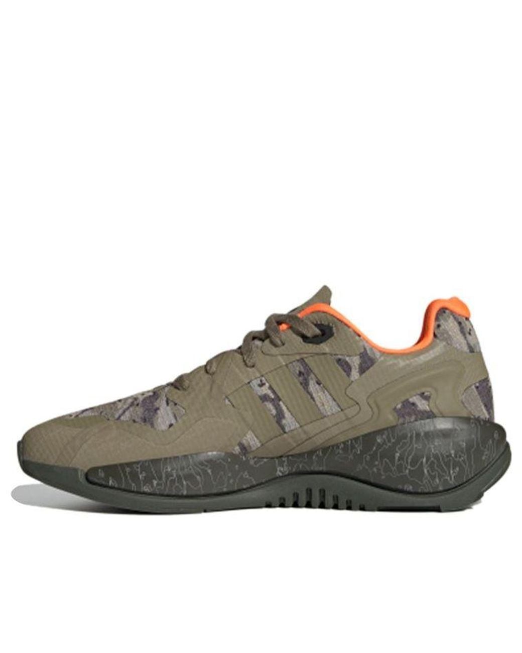 Adidas Brown Zx Alkyne Shoes for men
