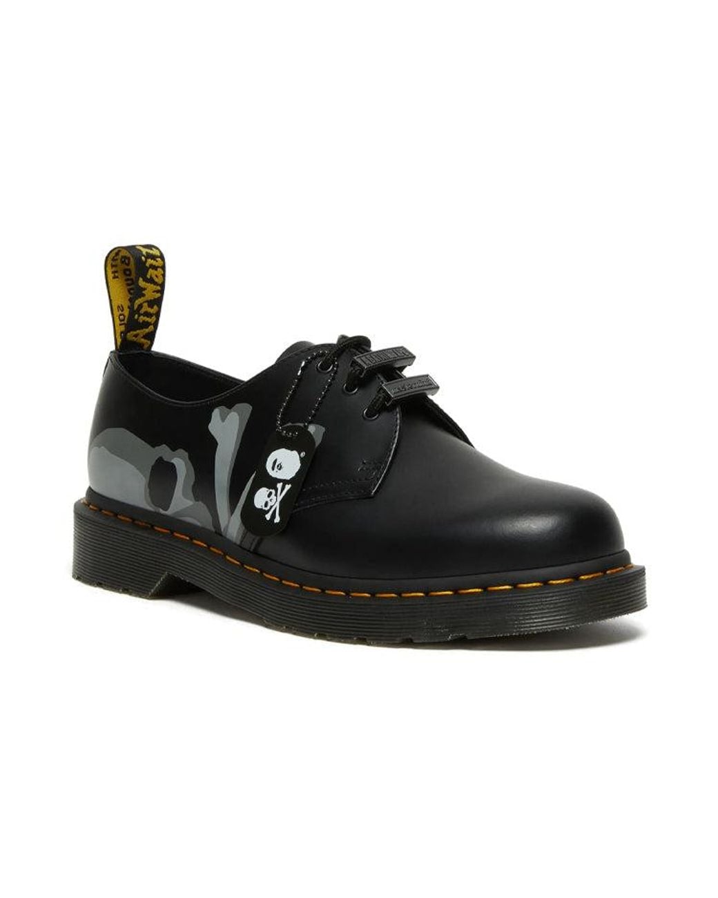 Dr. Martens Black Bape X Mastermind Japan X 1461 'Skull' for men