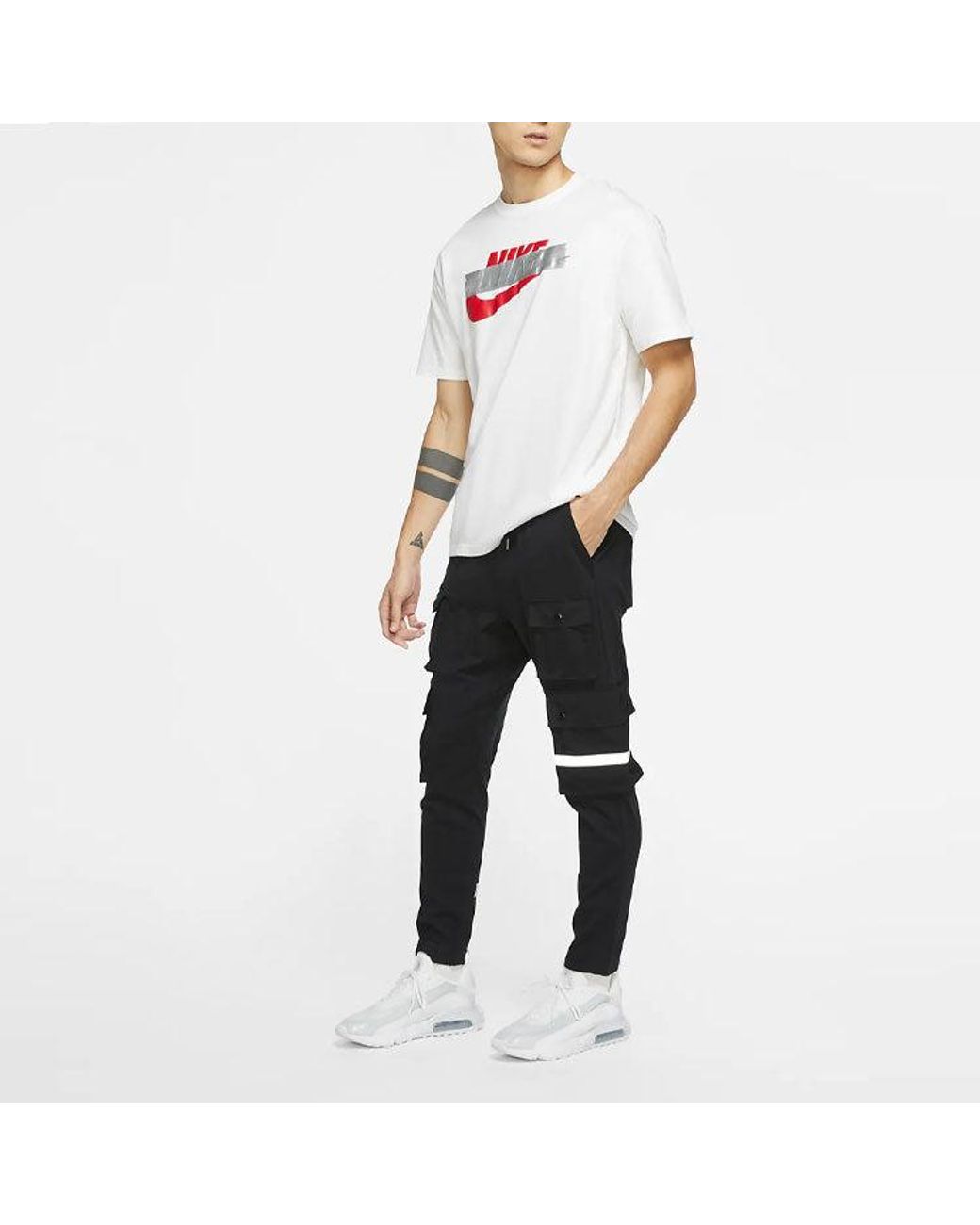 Nike Blue Cargo Pocket Knit Sports Long Pants for men