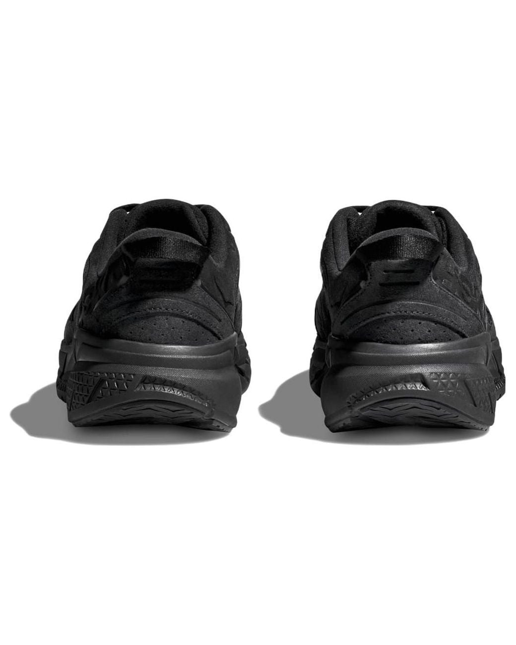 Hoka One One Black Clifton L Suede 'Triple' for men