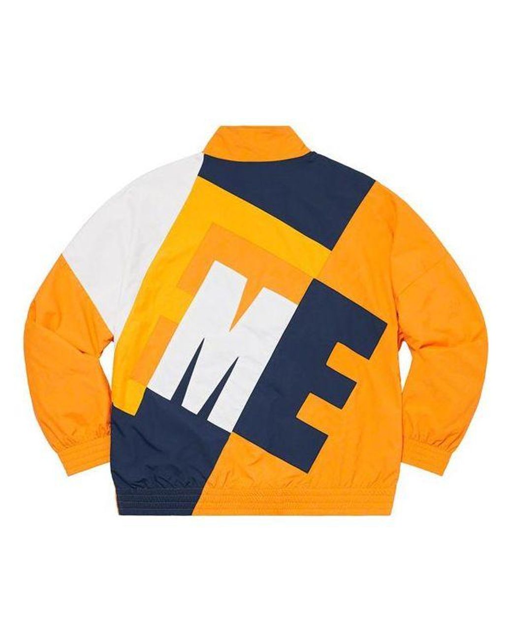 Supreme Orange Big Letter Track Jacket for men