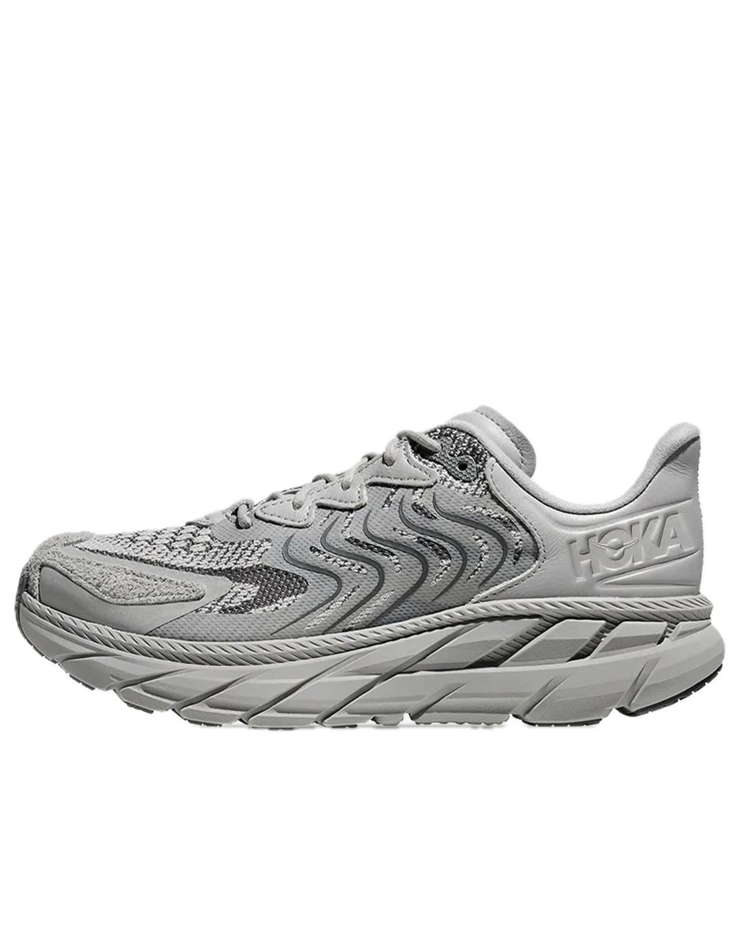 Hoka One One Gray Clifton Ls 'Galactic' for men
