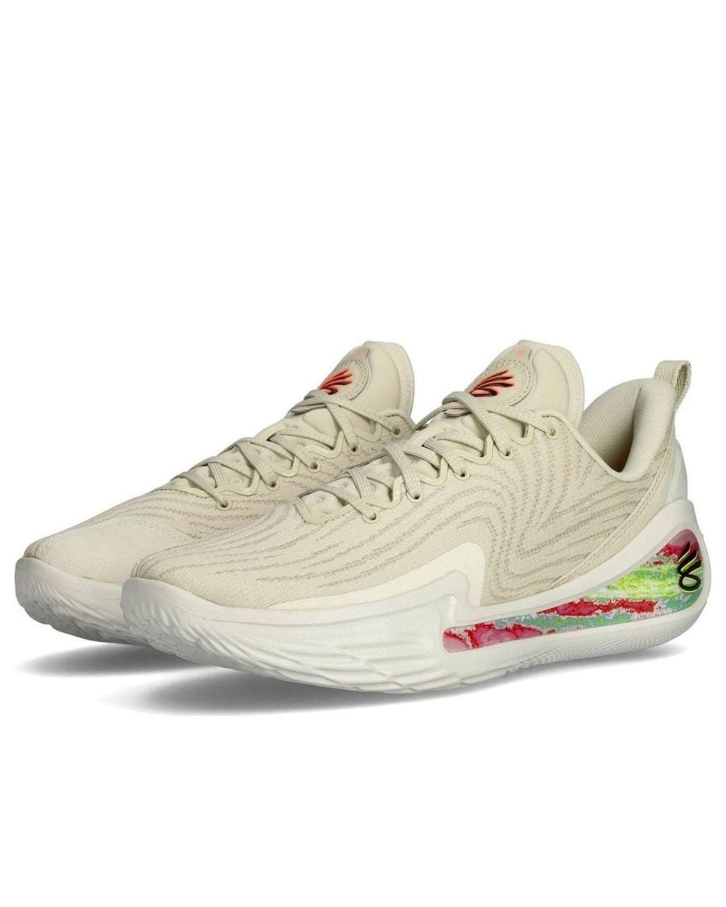 Under Armour White Curry Flow 12 'Saturn' for men