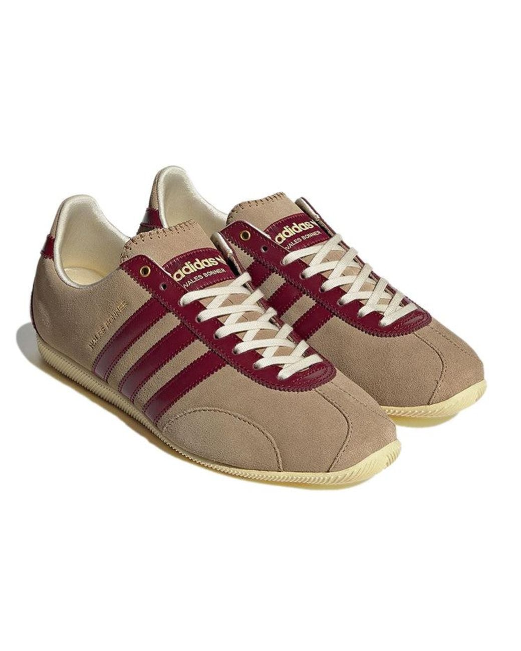 Adidas Brown X Wales Bonner Japan 'Cardboard Collegiate Burgundy' for men