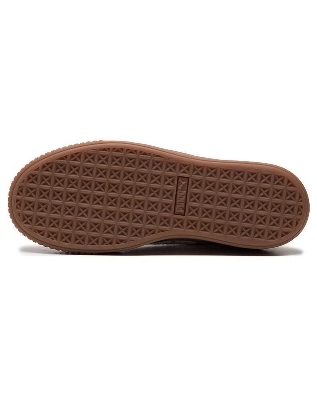 PUMA Brown (Wmns) Suede Platform Draw