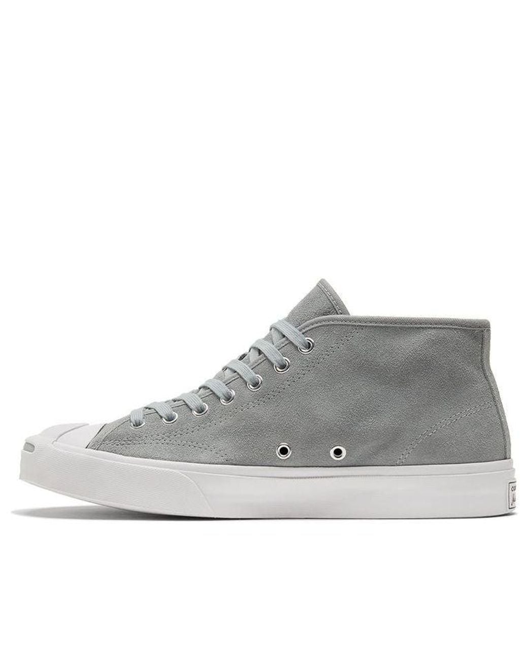 Converse Gray Jack Purcell Mid 'Ash Stone' for men