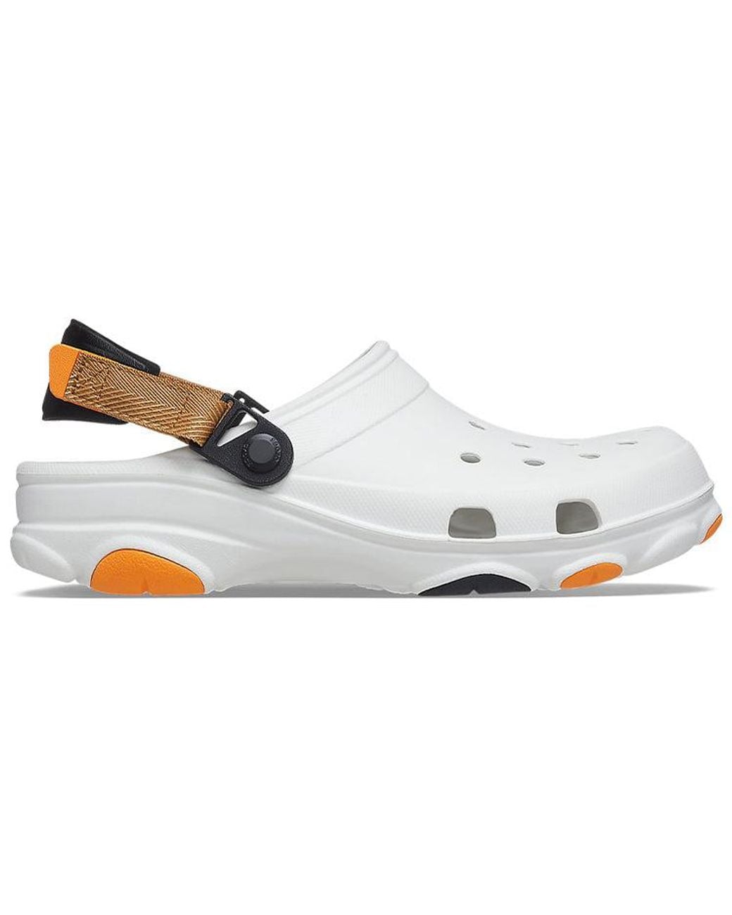 CROCSTM White Classic Clog Beach Sandals for men