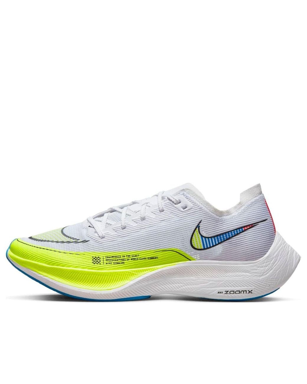 Nike Blue Zoomx Vaporfly Next% 2 Volt Racer' for men